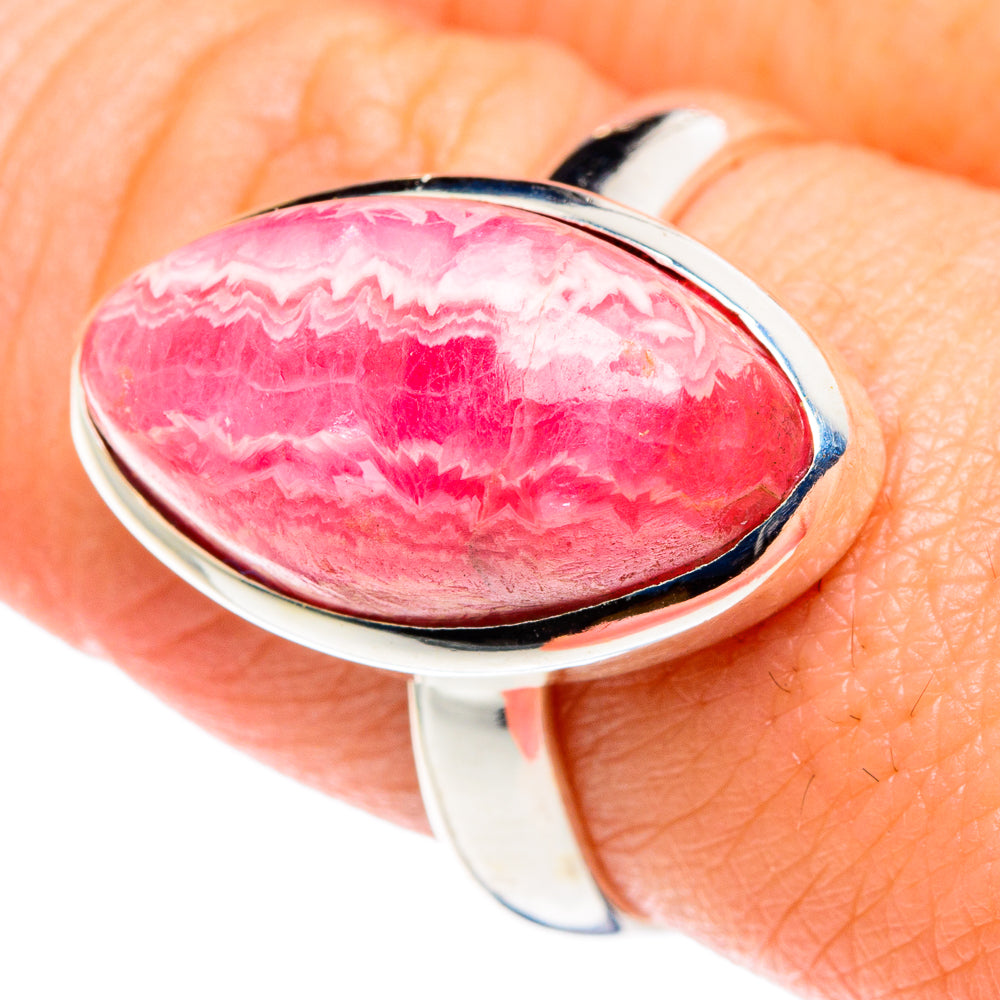 Rhodochrosite Rings handcrafted by Ana Silver Co - RING90118
