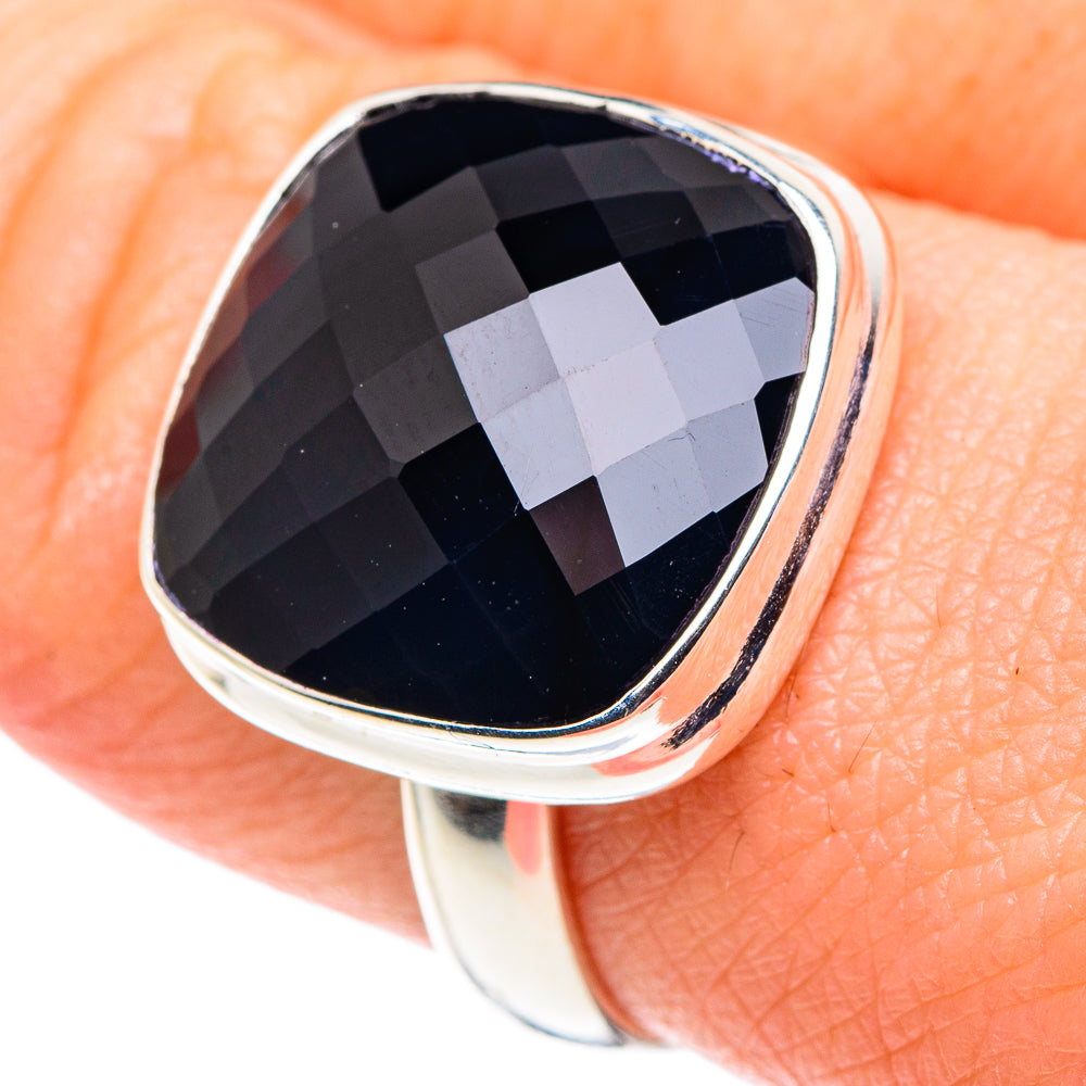 Black Onyx Rings handcrafted by Ana Silver Co - RING90126