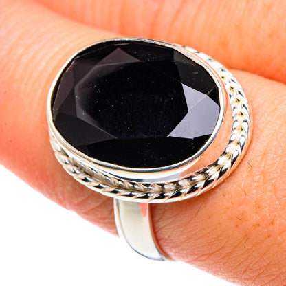Black Onyx Rings handcrafted by Ana Silver Co - RING90127