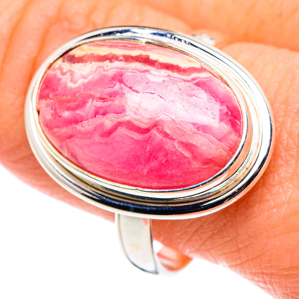 Rhodochrosite Rings handcrafted by Ana Silver Co - RING90151