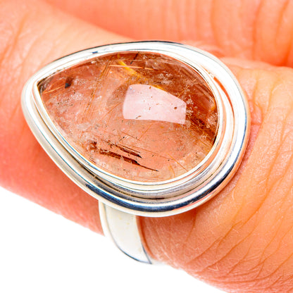 Rutilated Quartz Rings handcrafted by Ana Silver Co - RING90156
