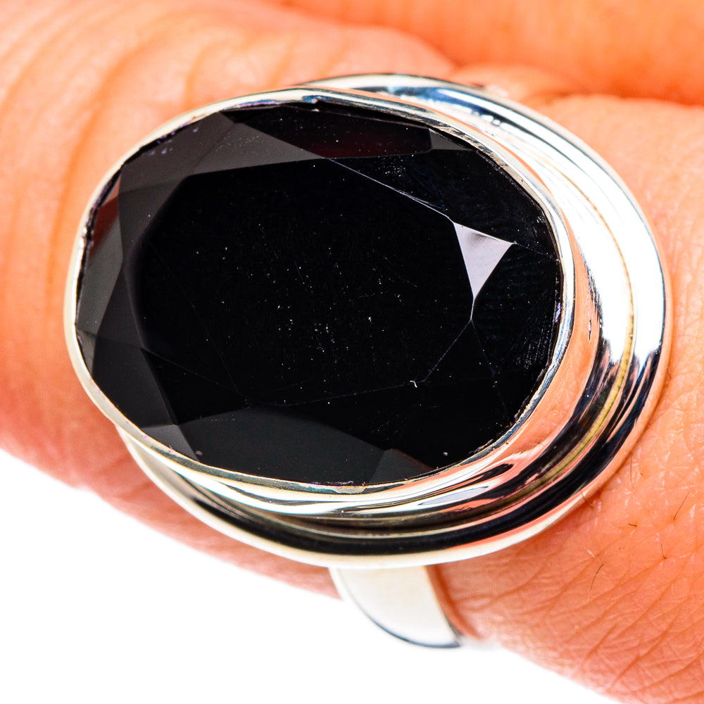 Black Onyx Rings handcrafted by Ana Silver Co - RING90158