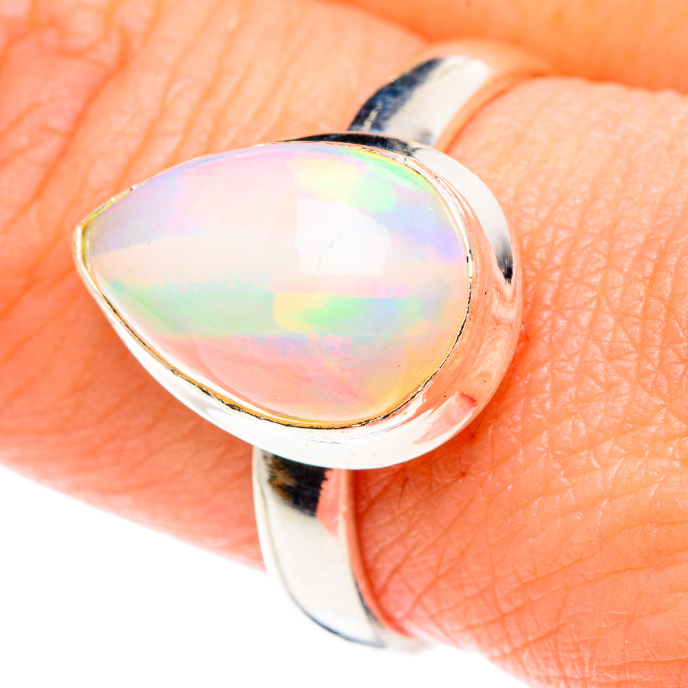 Ethiopian Opal Rings handcrafted by Ana Silver Co - RING90160