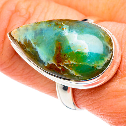 Peruvian Opal Rings handcrafted by Ana Silver Co - RING90171
