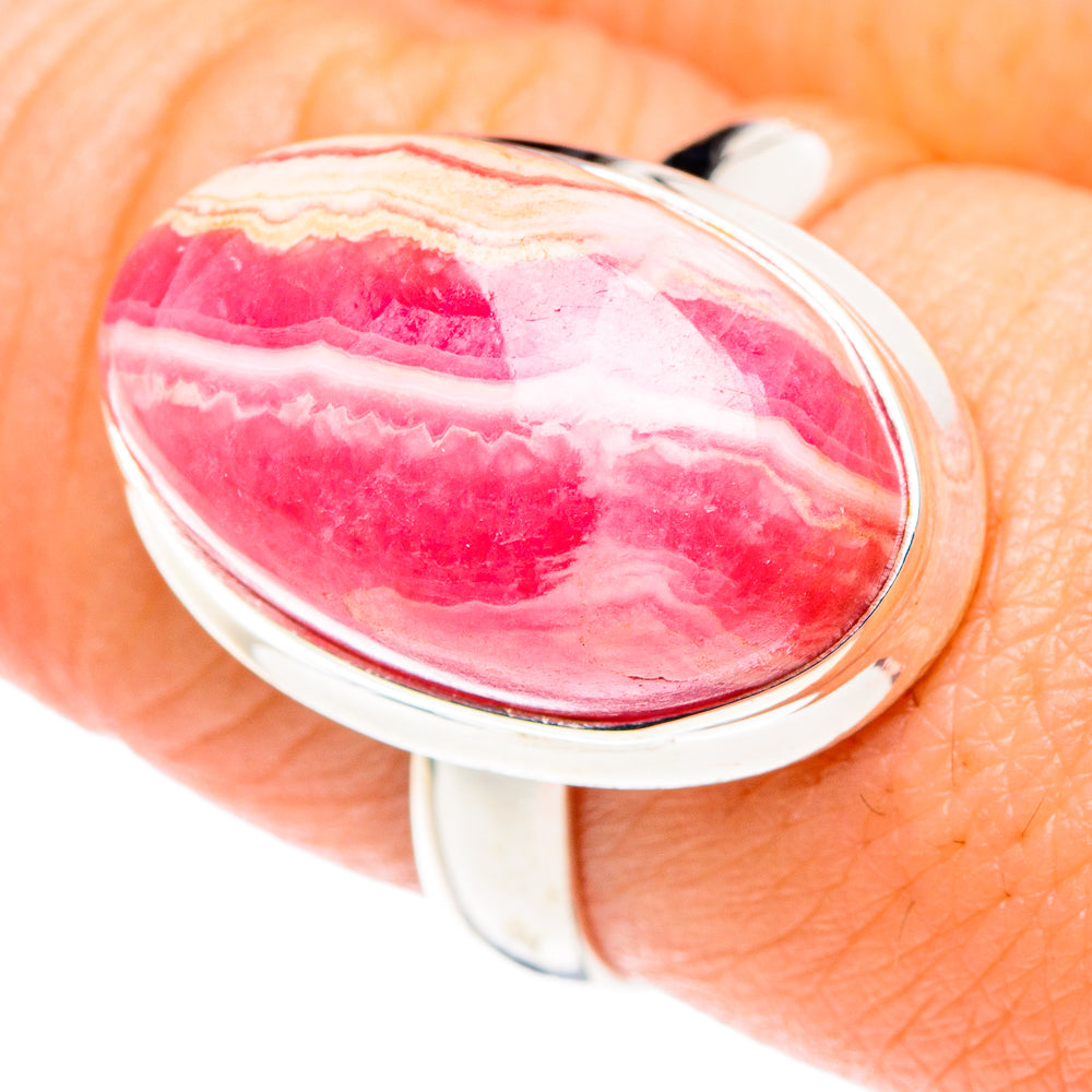 Rhodochrosite Rings handcrafted by Ana Silver Co - RING90183