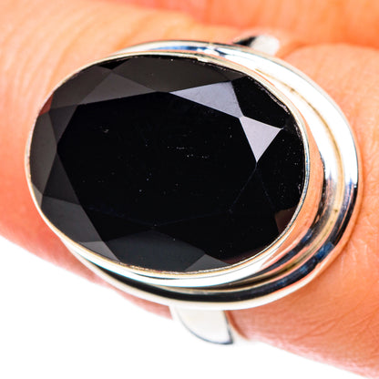 Black Onyx Rings handcrafted by Ana Silver Co - RING90189