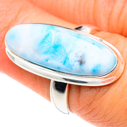 Larimar Rings handcrafted by Ana Silver Co - RING90197