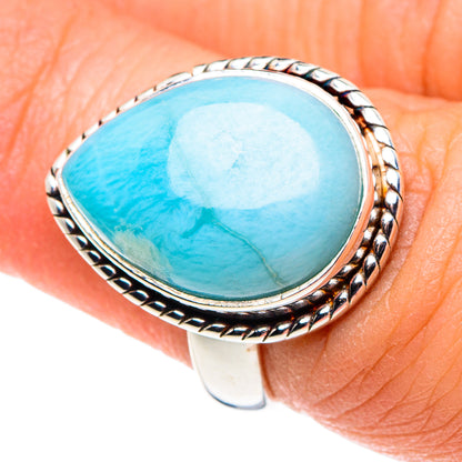 Larimar Rings handcrafted by Ana Silver Co - RING90202