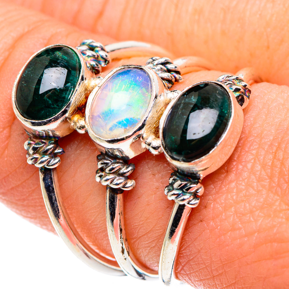 Ethiopian Opal Rings handcrafted by Ana Silver Co - RING90228