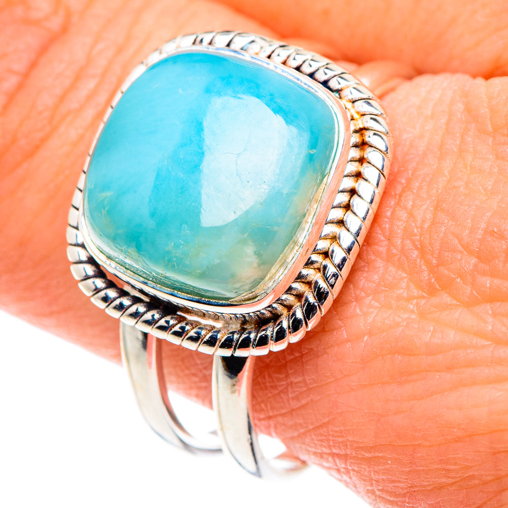 Larimar Rings handcrafted by Ana Silver Co - RING90231