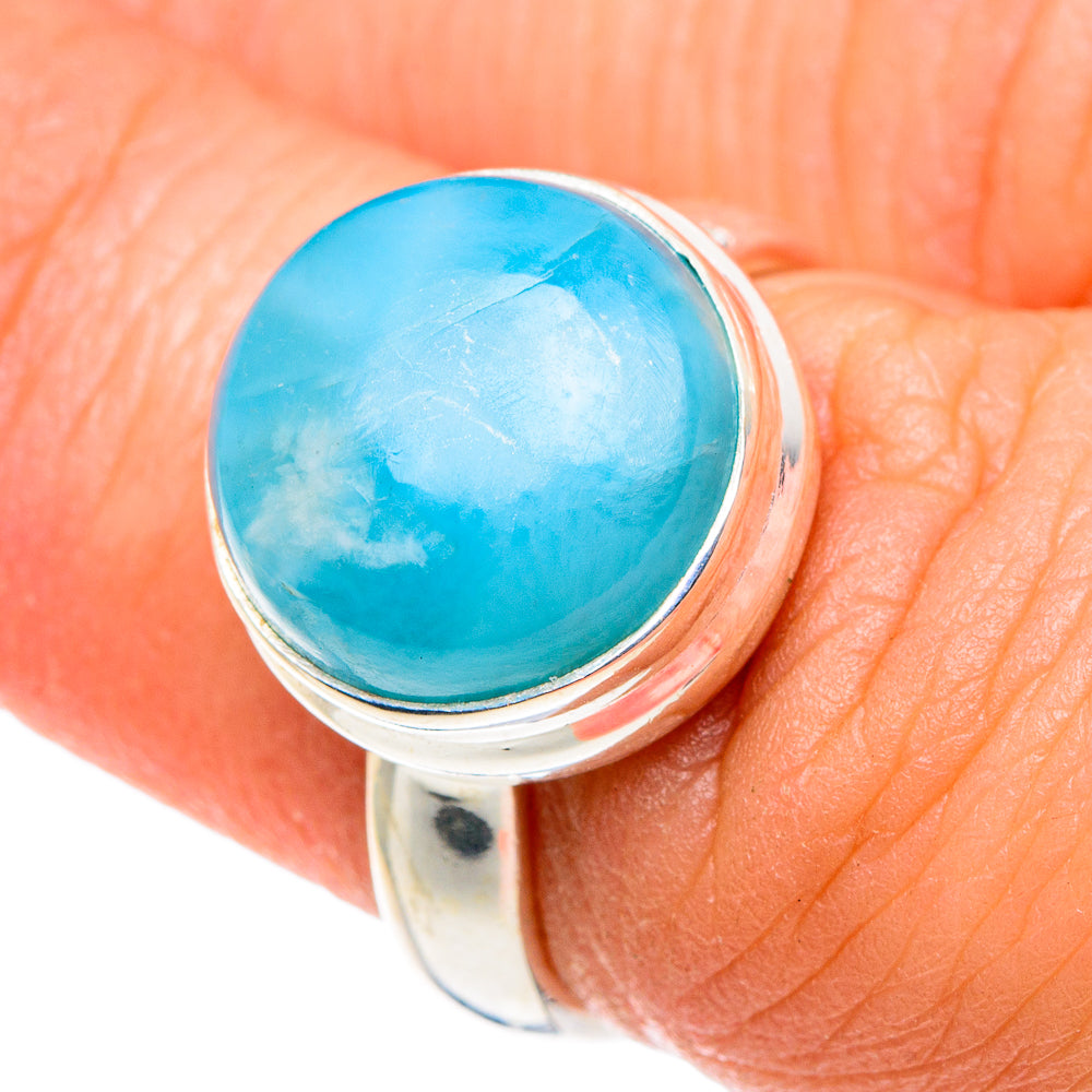 Larimar Rings handcrafted by Ana Silver Co - RING90235