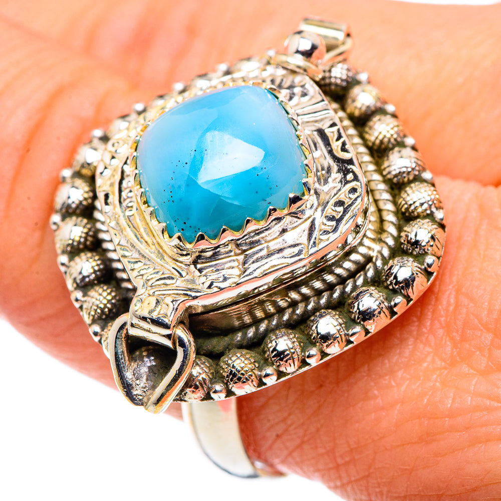 Larimar Rings handcrafted by Ana Silver Co - RING90244
