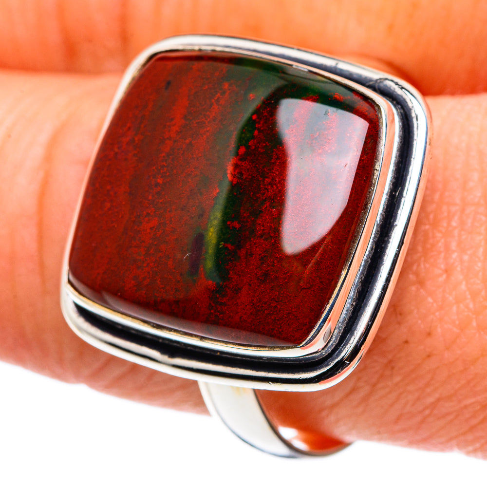 Bloodstone Rings handcrafted by Ana Silver Co - RING90251