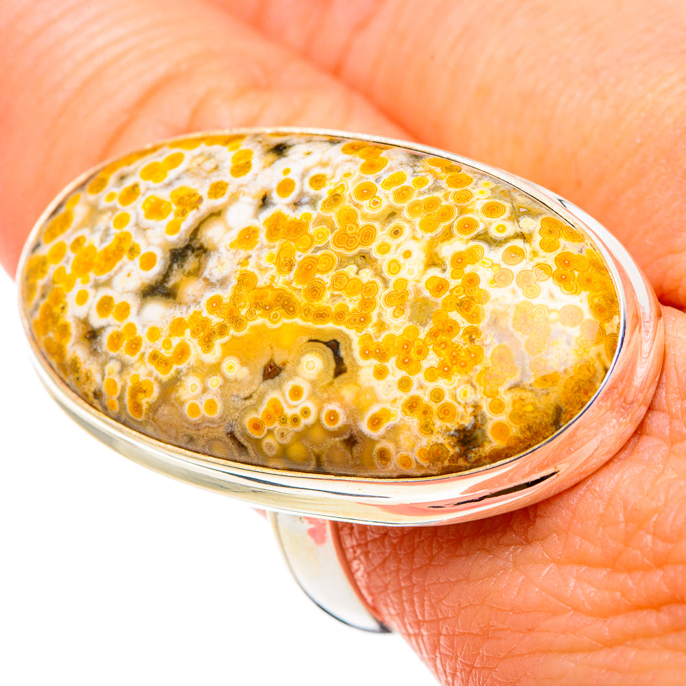 Ocean Jasper Rings handcrafted by Ana Silver Co - RING90253