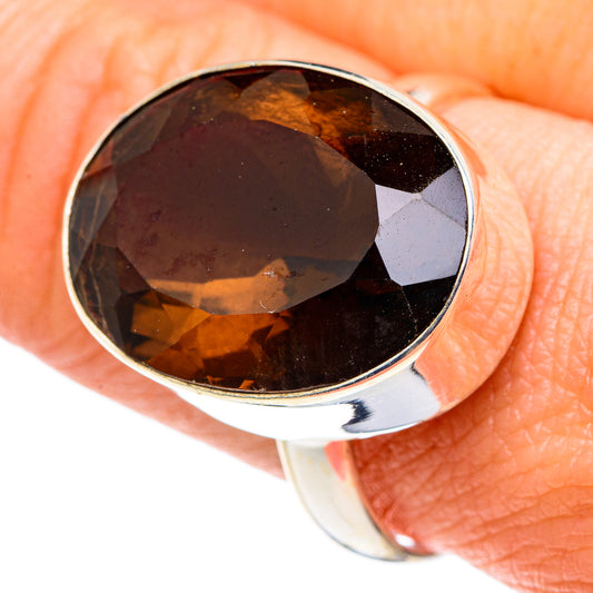Smoky Quartz Rings handcrafted by Ana Silver Co - RING90254