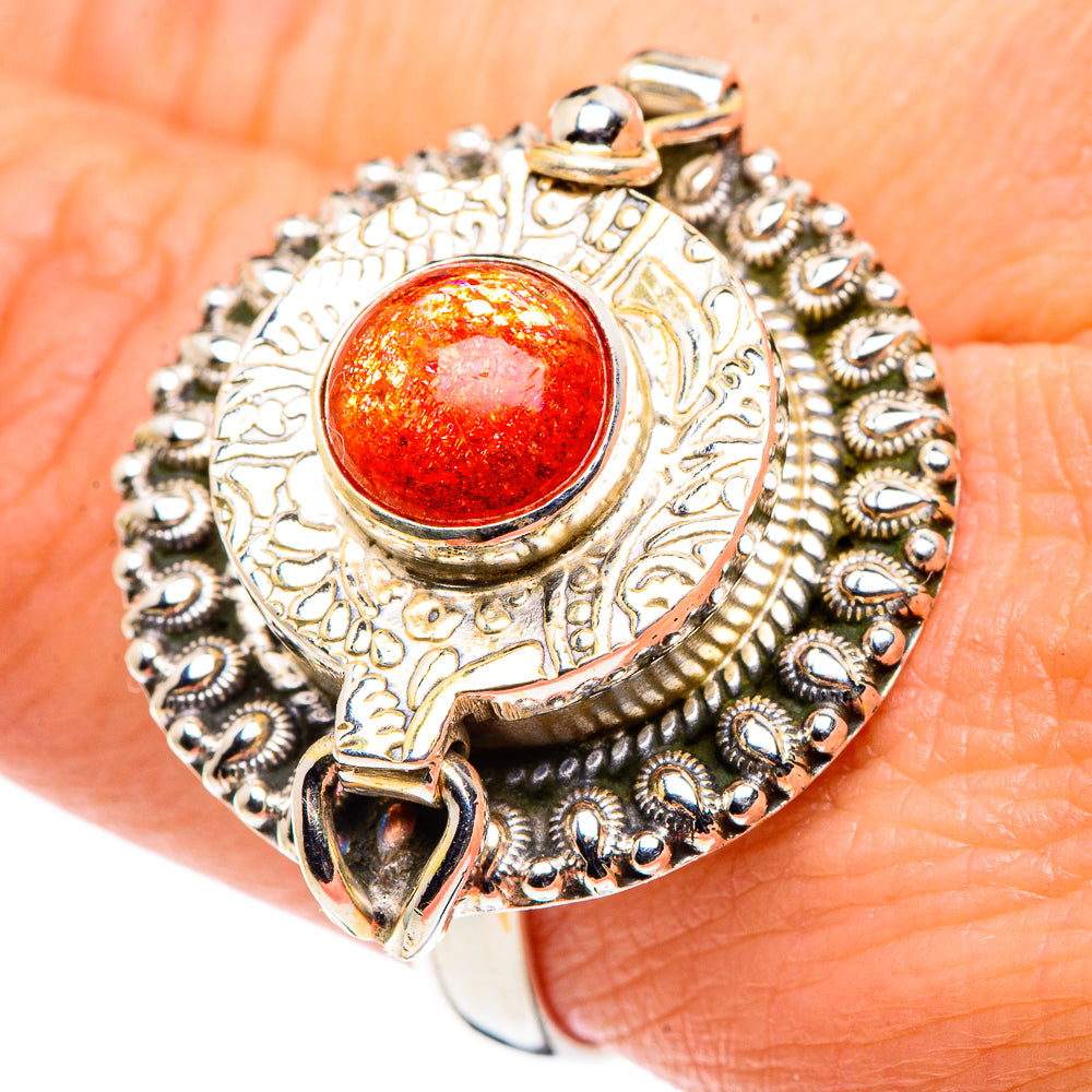 Sunstone Rings handcrafted by Ana Silver Co - RING90256