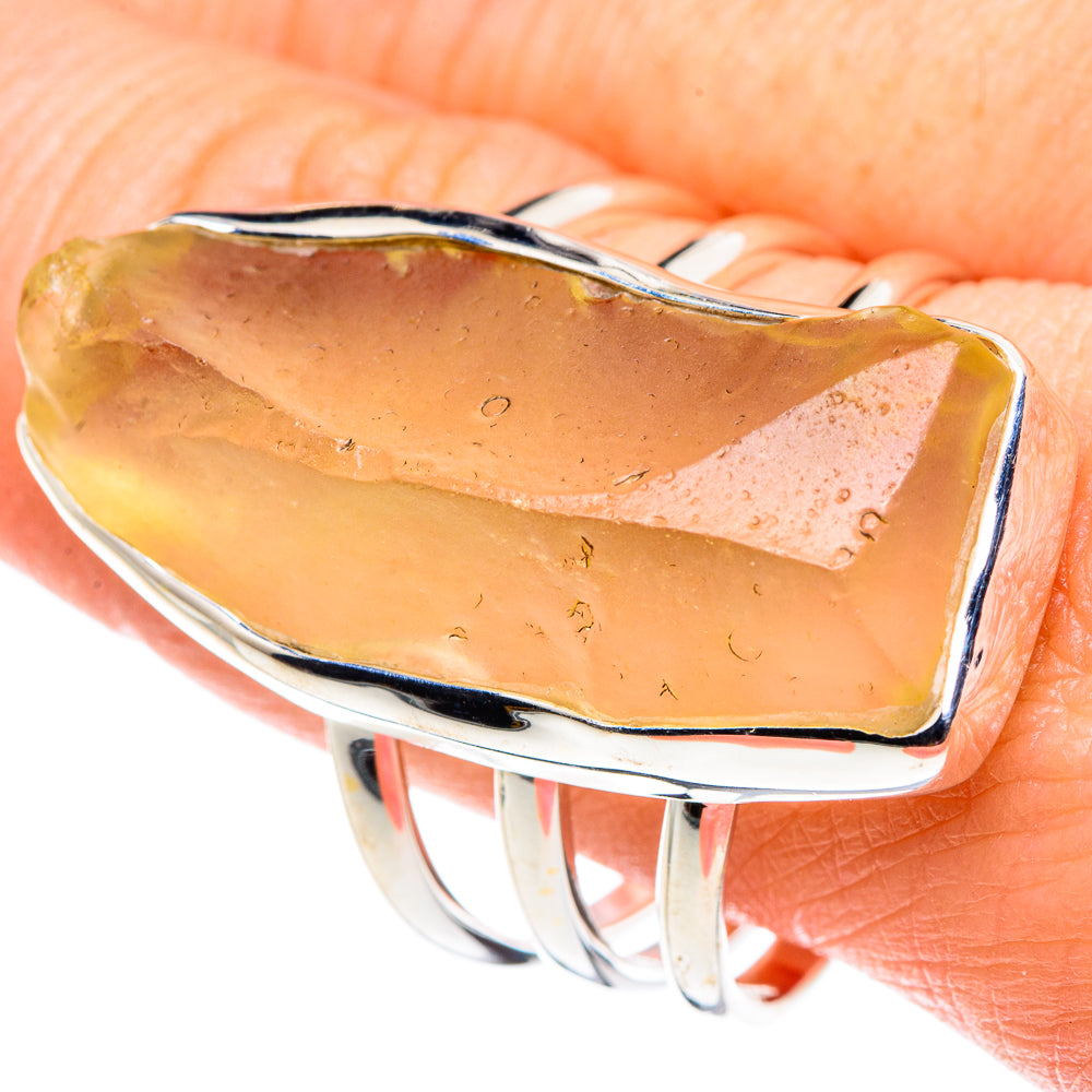 Libyan Glass Rings handcrafted by Ana Silver Co - RING90257