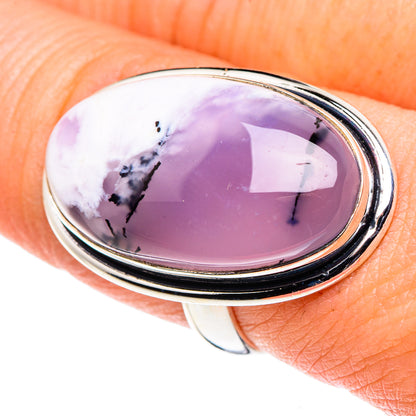 Dendritic Opal Rings handcrafted by Ana Silver Co - RING90268