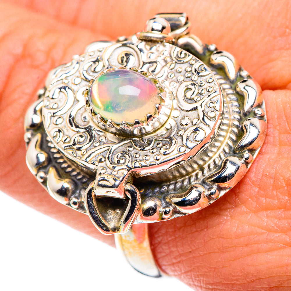 Ethiopian Opal Rings handcrafted by Ana Silver Co - RING90279
