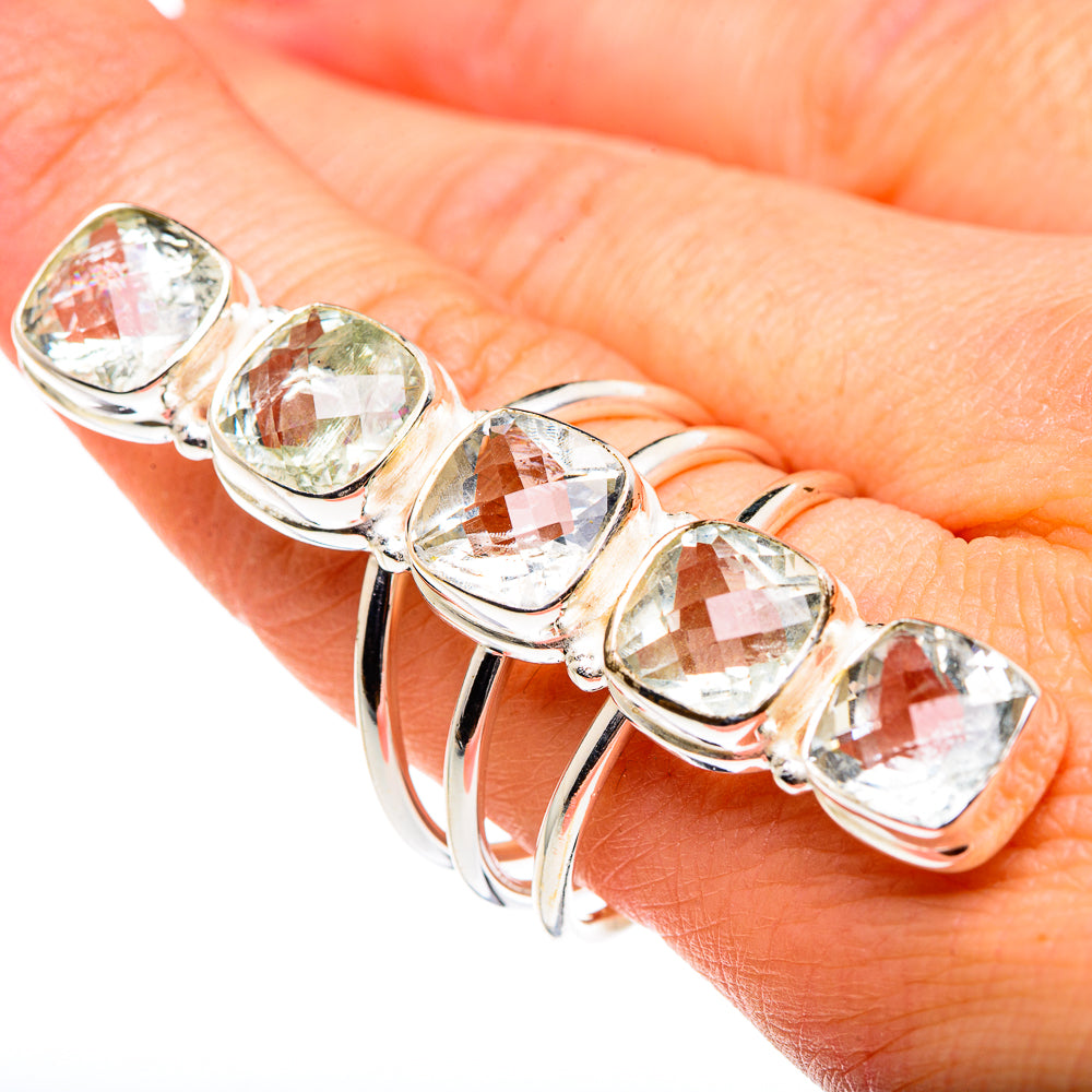 White Quartz Rings handcrafted by Ana Silver Co - RING90288