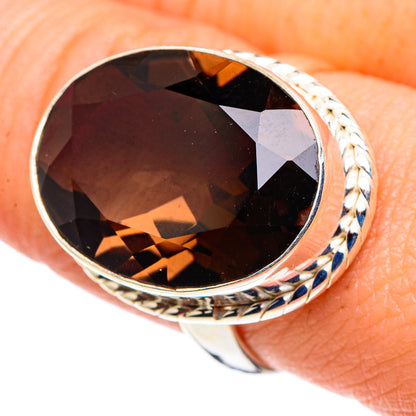 Smoky Quartz Rings handcrafted by Ana Silver Co - RING90295