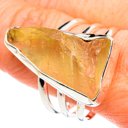 Libyan Glass Rings handcrafted by Ana Silver Co - RING90296