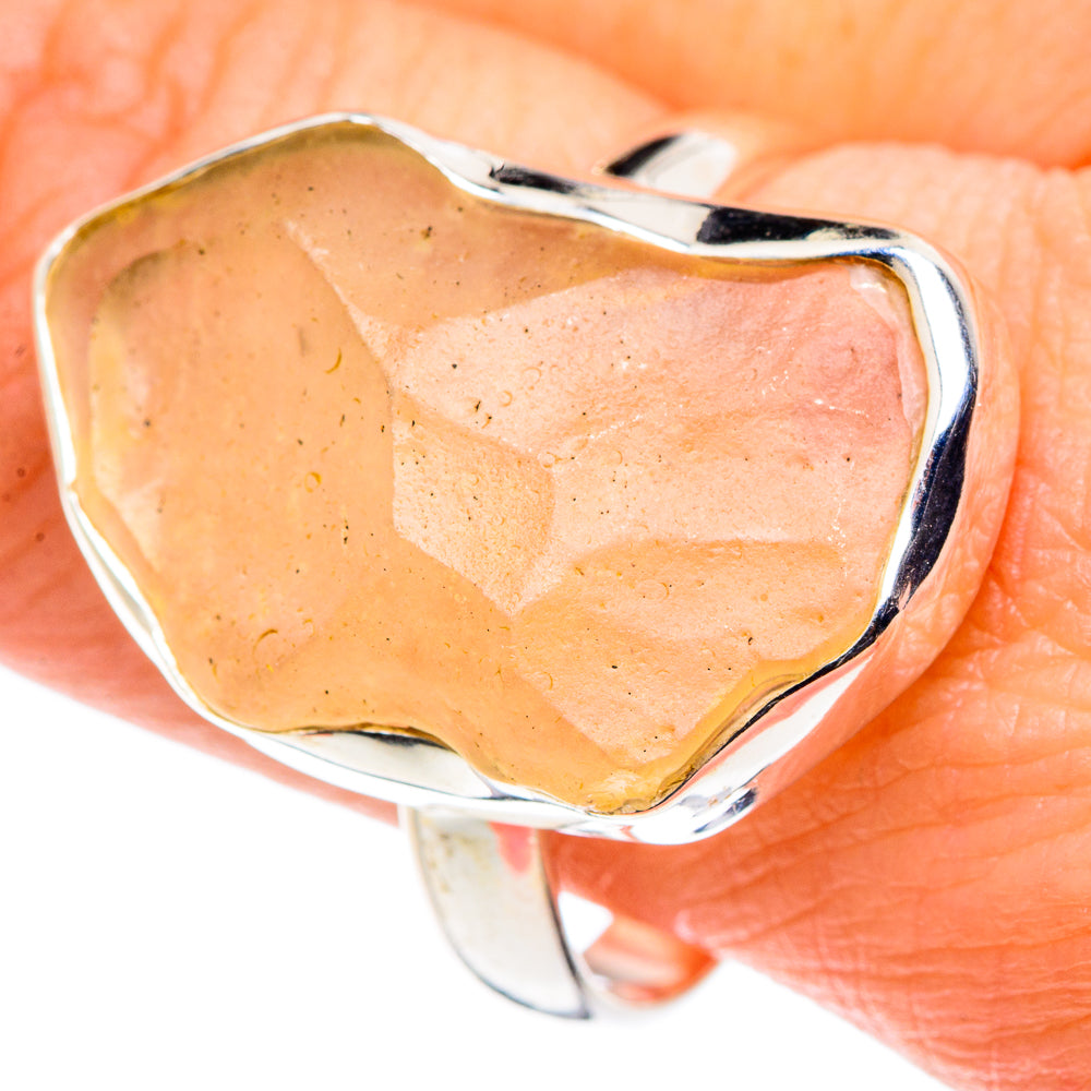 Libyan Glass Rings handcrafted by Ana Silver Co - RING90297