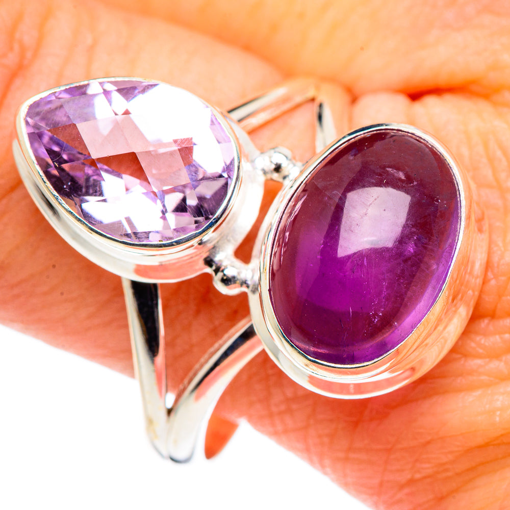 Amethyst Rings handcrafted by Ana Silver Co - RING90305