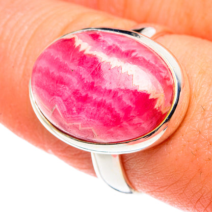 Rhodochrosite Rings handcrafted by Ana Silver Co - RING90332