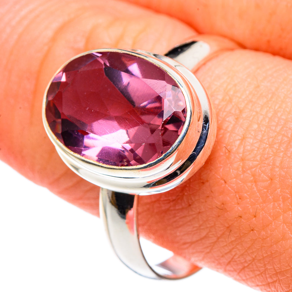 Color Change Alexandrite (Lab.) Rings handcrafted by Ana Silver Co - RING90335