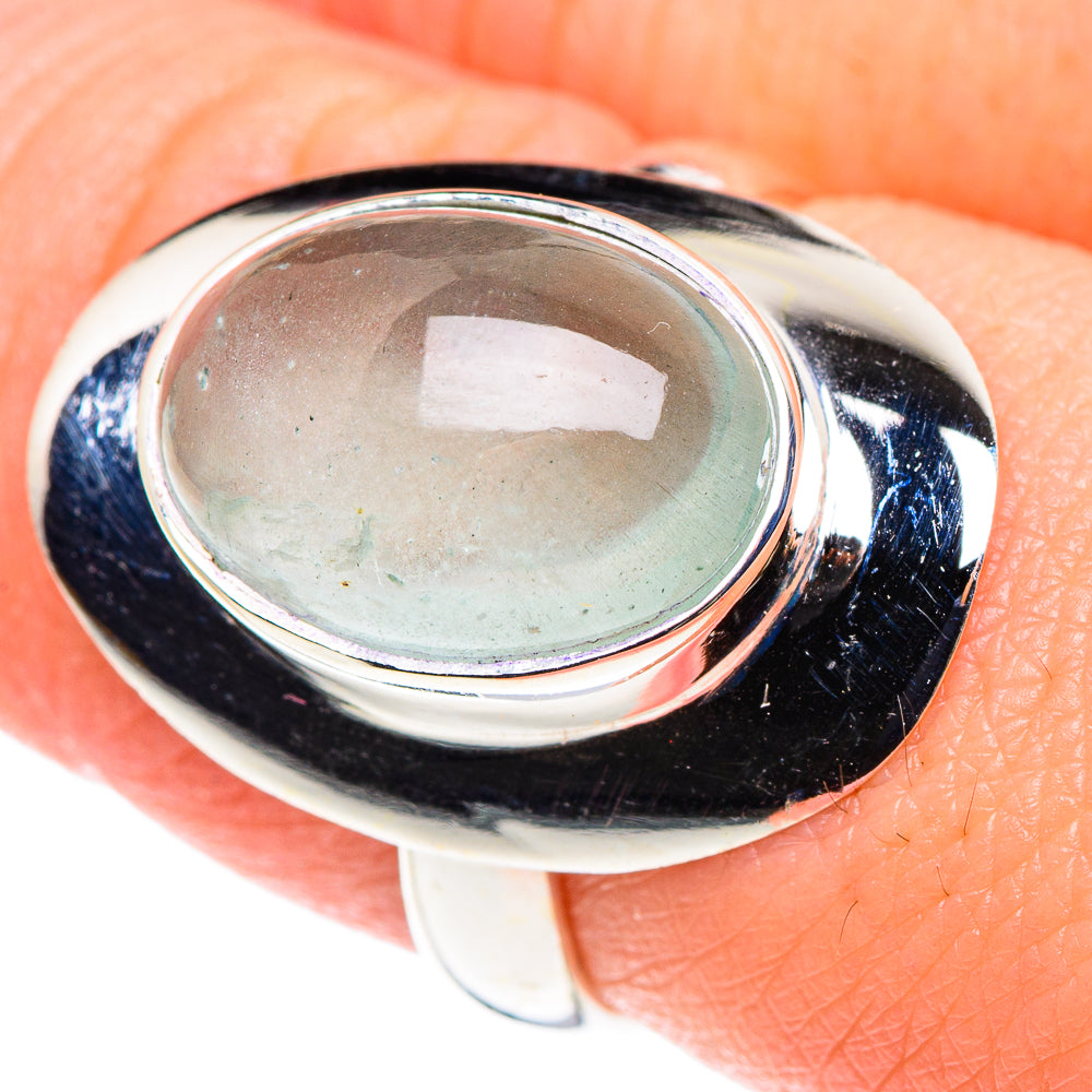 Aqua Chalcedony Rings handcrafted by Ana Silver Co - RING90349