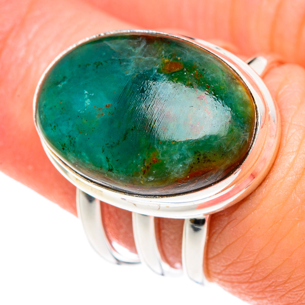Peruvian Opal Rings handcrafted by Ana Silver Co - RING90353