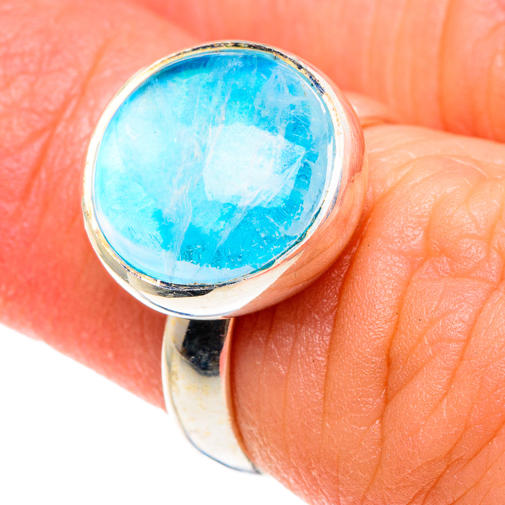 Rainbow Moonstone Rings handcrafted by Ana Silver Co - RING90354