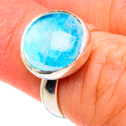 Rainbow Moonstone Rings handcrafted by Ana Silver Co - RING90354