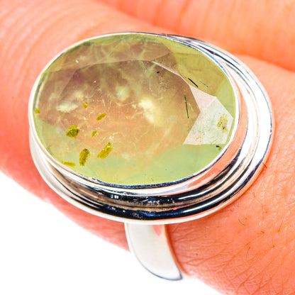 Prehnite Rings handcrafted by Ana Silver Co - RING90356