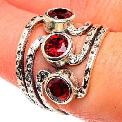 Garnet Rings handcrafted by Ana Silver Co - RING90365