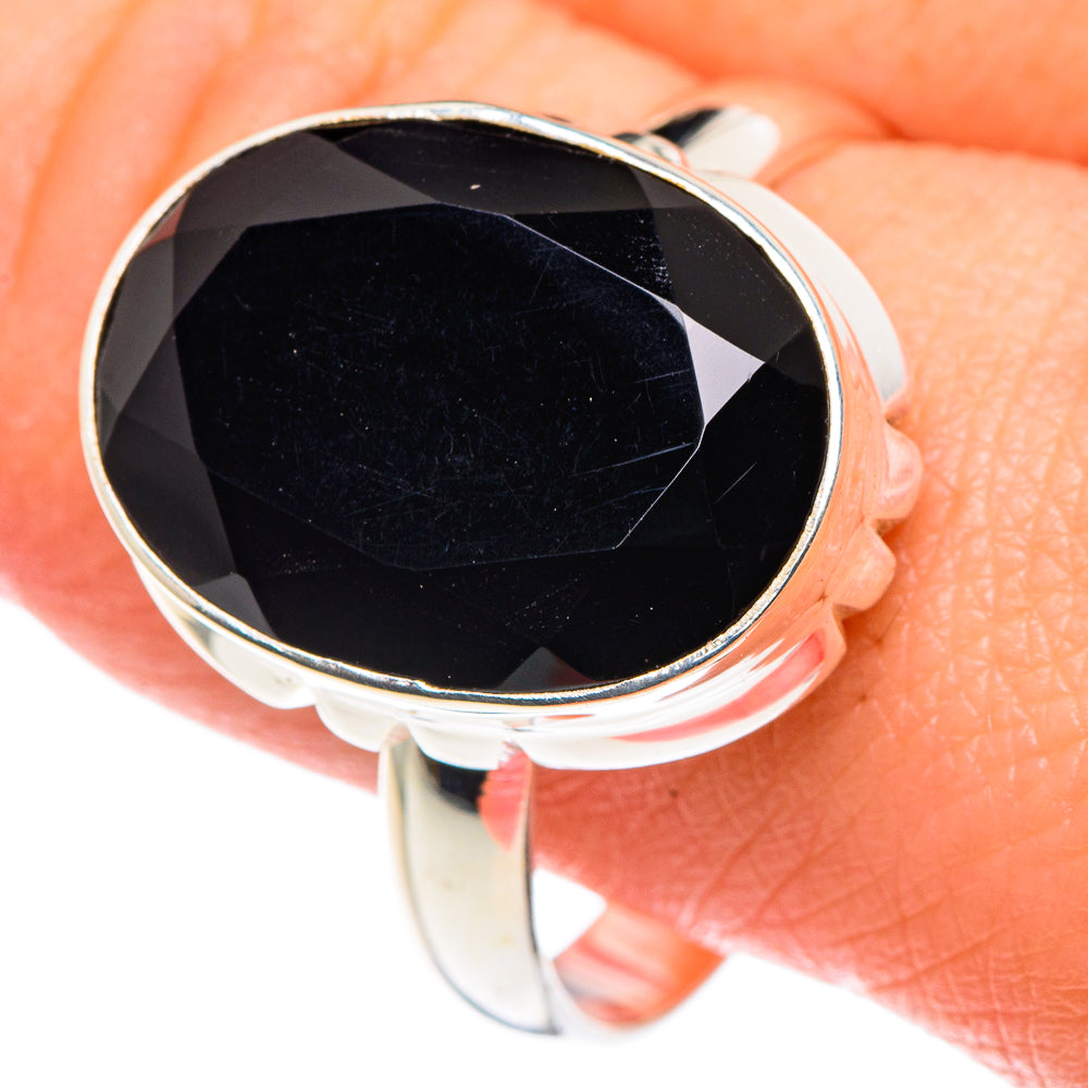 Black Onyx Rings handcrafted by Ana Silver Co - RING90370