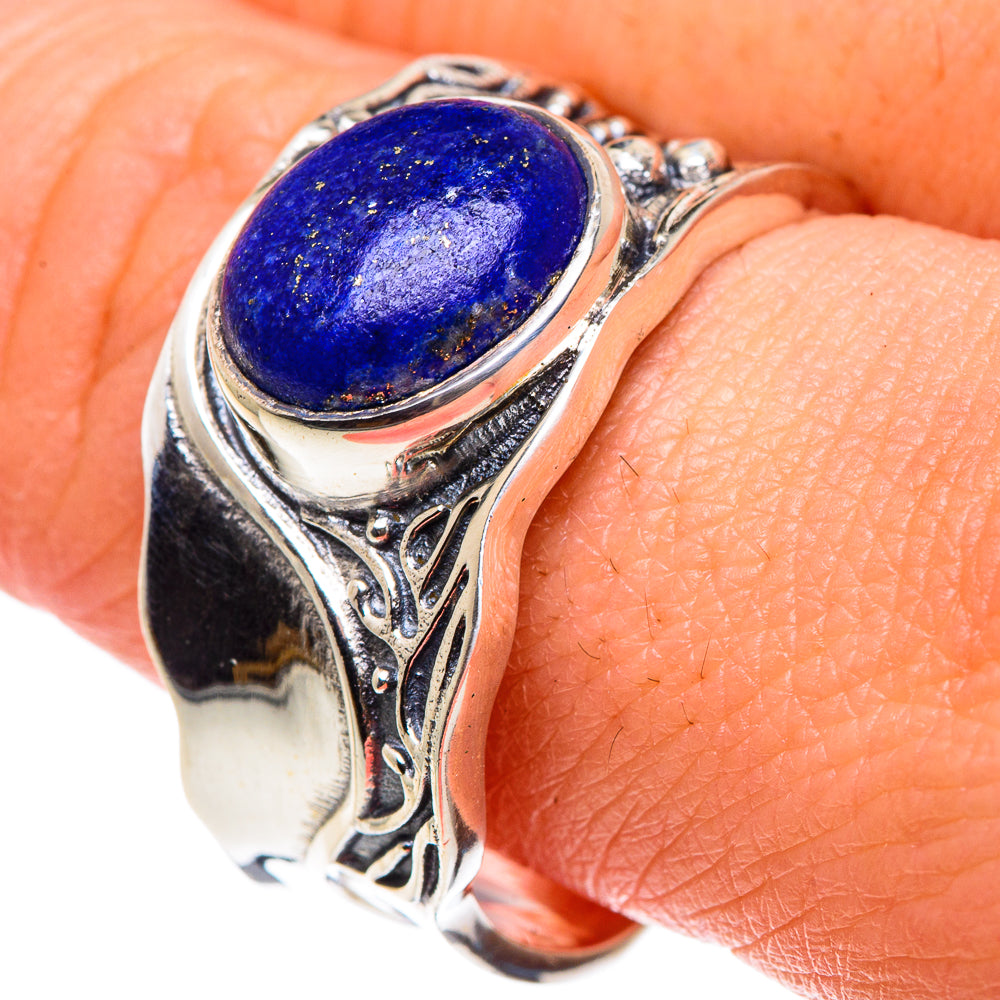 Lapis Lazuli Rings handcrafted by Ana Silver Co - RING90378