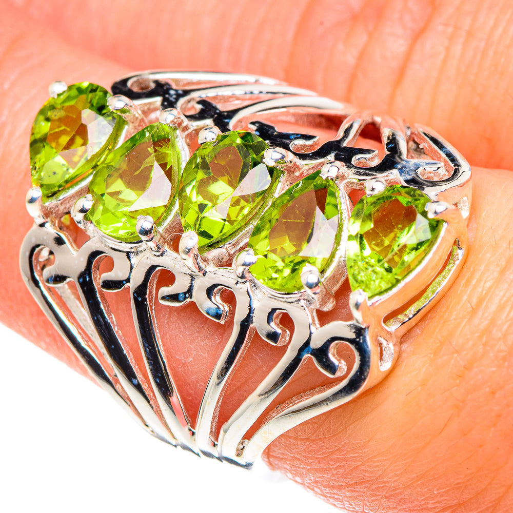 Peridot Rings handcrafted by Ana Silver Co - RING90386