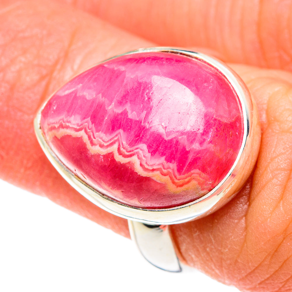 Rhodochrosite Rings handcrafted by Ana Silver Co - RING90393