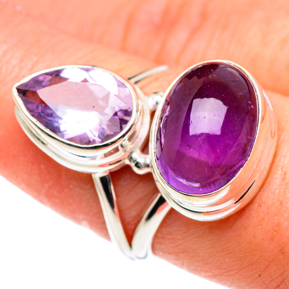 Amethyst Rings handcrafted by Ana Silver Co - RING90396