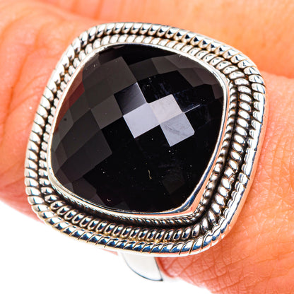 Black Onyx Rings handcrafted by Ana Silver Co - RING90397