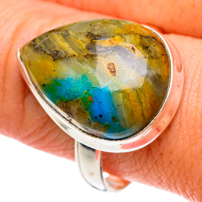 Peruvian Opal Rings handcrafted by Ana Silver Co - RING90406