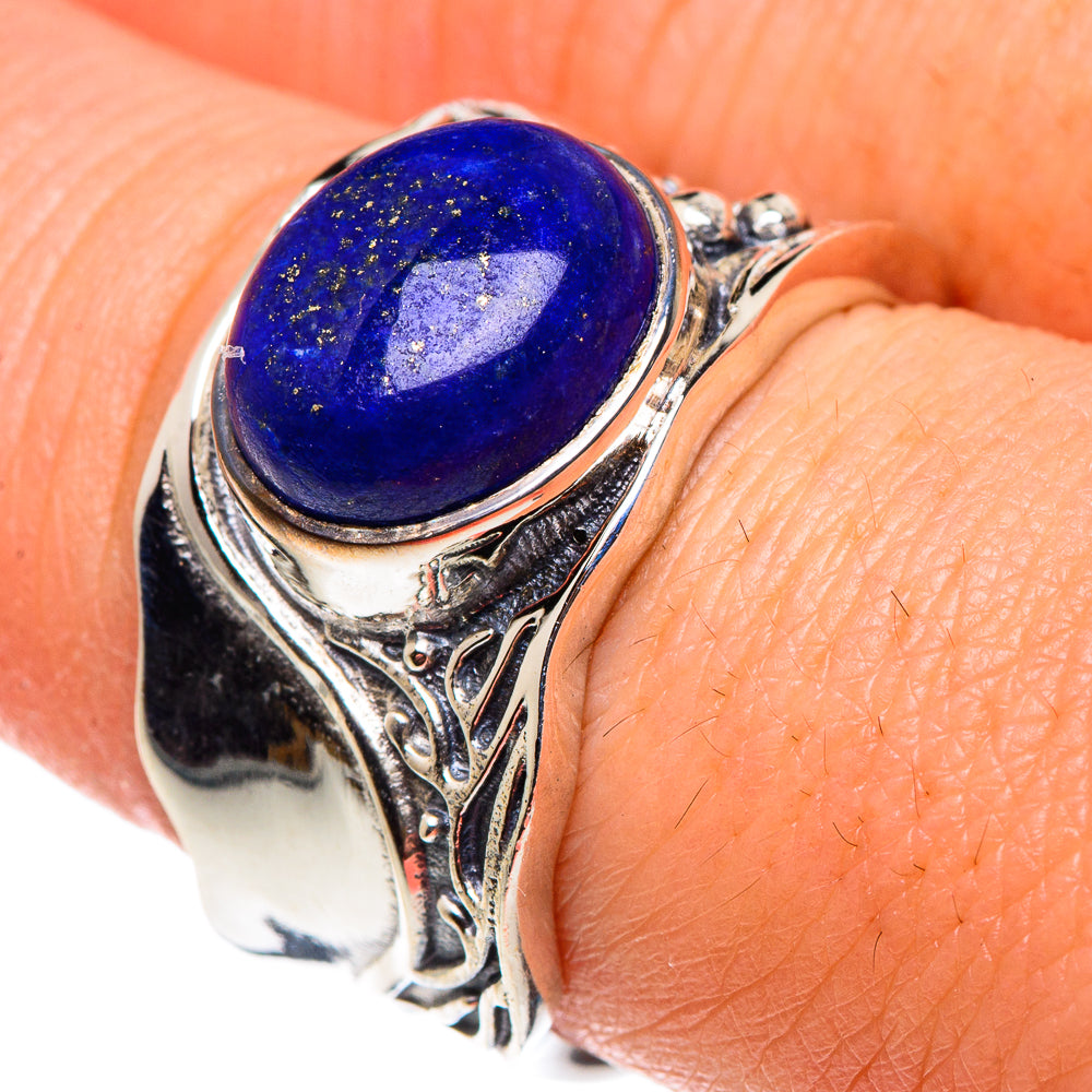 Lapis Lazuli Rings handcrafted by Ana Silver Co - RING90409