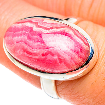 Rhodochrosite Rings handcrafted by Ana Silver Co - RING90418