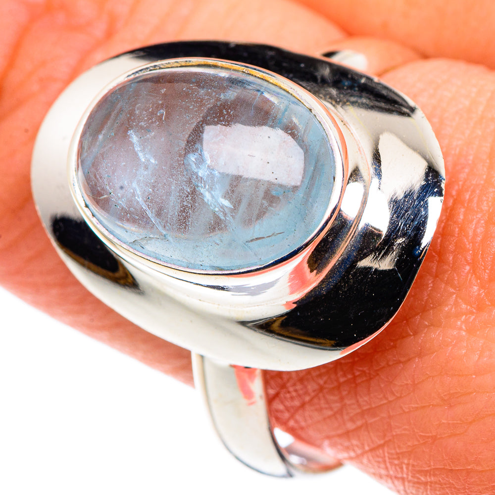 Aquamarine Rings handcrafted by Ana Silver Co - RING90431