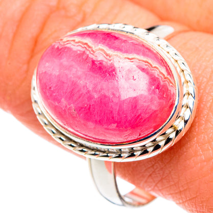 Rhodochrosite Rings handcrafted by Ana Silver Co - RING90443