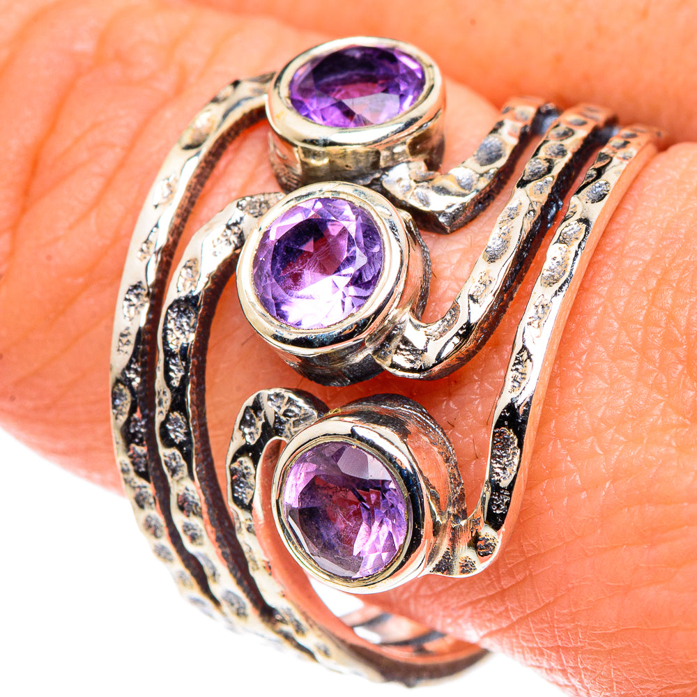 Amethyst Rings handcrafted by Ana Silver Co - RING90448