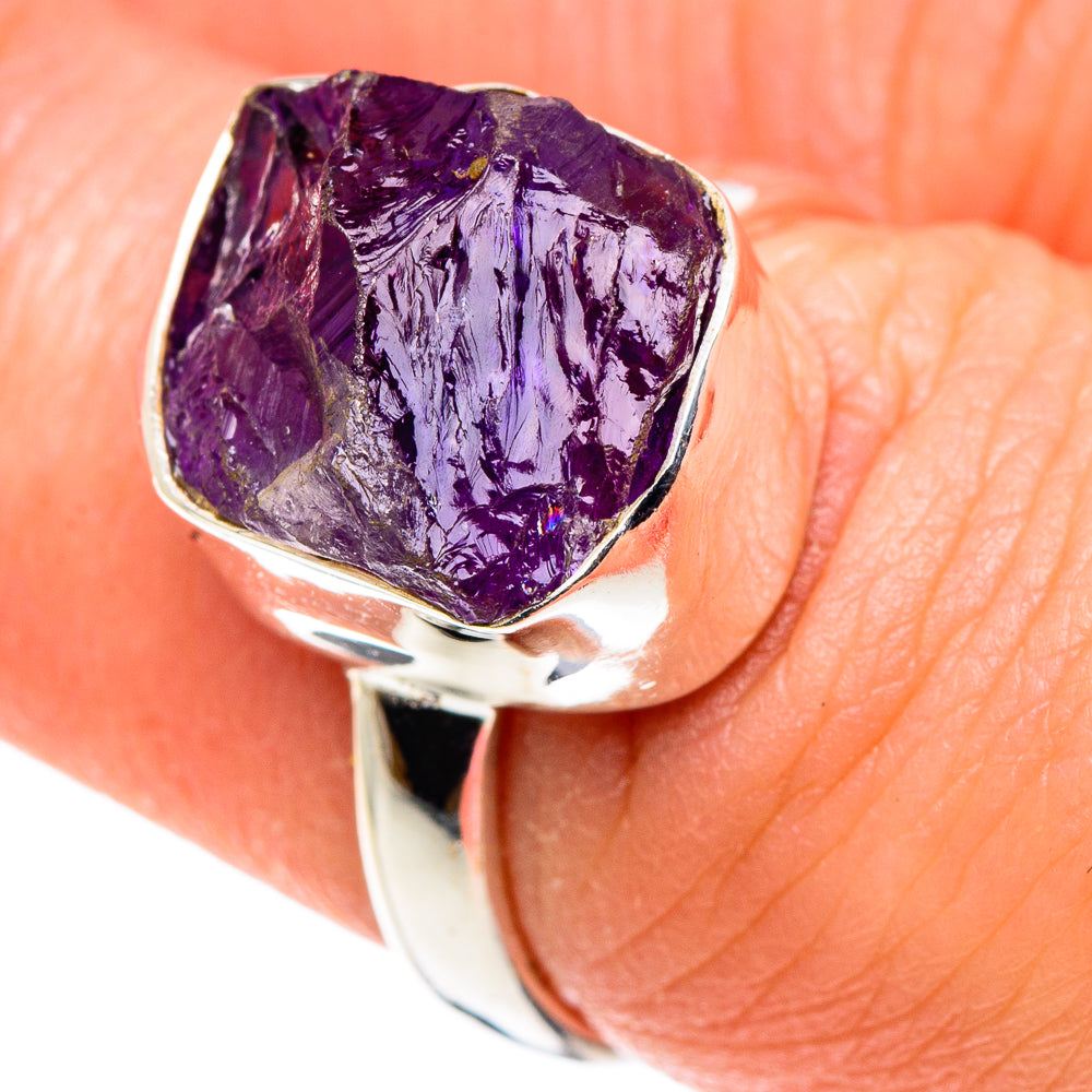 Amethyst Rings handcrafted by Ana Silver Co - RING90449