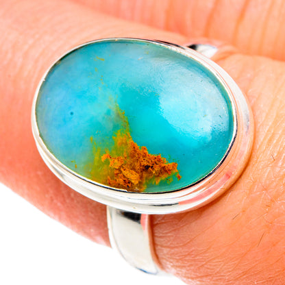 Peruvian Opal Rings handcrafted by Ana Silver Co - RING90459